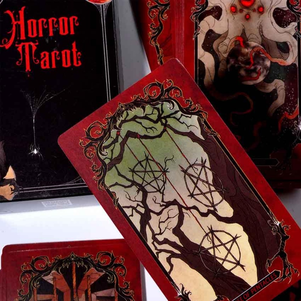 Board Game Horror - لعبة بطاقة التارو الرعب ، 10.3x6cm