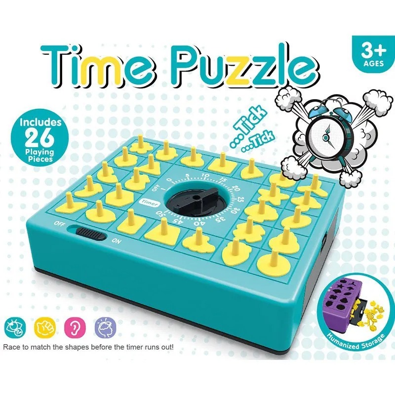 Board Game Zone - لعبة لوح الوقت التعليمية للأطفال، لعبة