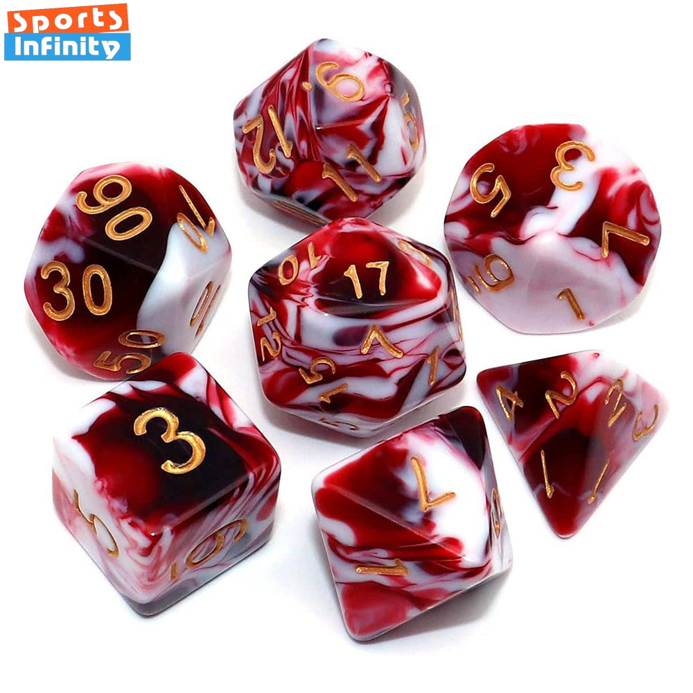 7 قطعة/المجموعة مزدوجة الألوان - مراجعة Board Game Font وسعره