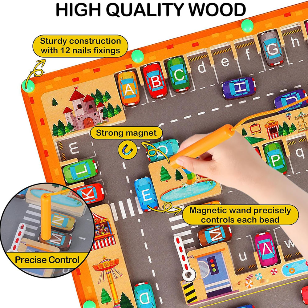 متاهة الألوان والأرقام المغناط - مراجعة Board Game For 2 People وسعره