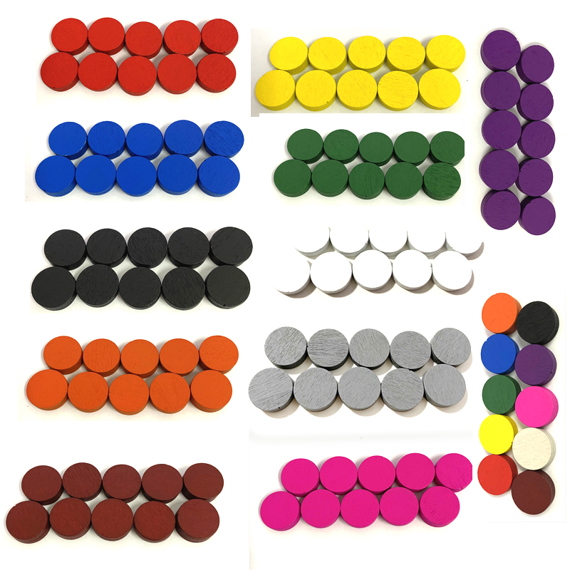 50 قطع 15*5 مللي متر 11 ألوان  - مراجعة Board Game Quoridor وسعره