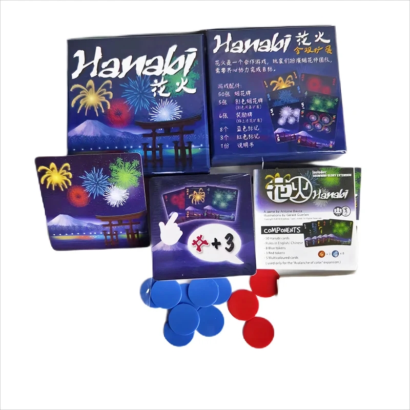 لعبة بطاقة هانابي التعاونية |  - مراجعة Board Game Bang وسعره