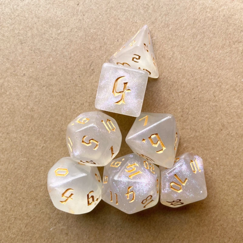 7 قطعة مجموعة جديدة بريق الذهب - مراجعة Board Game Font وسعره