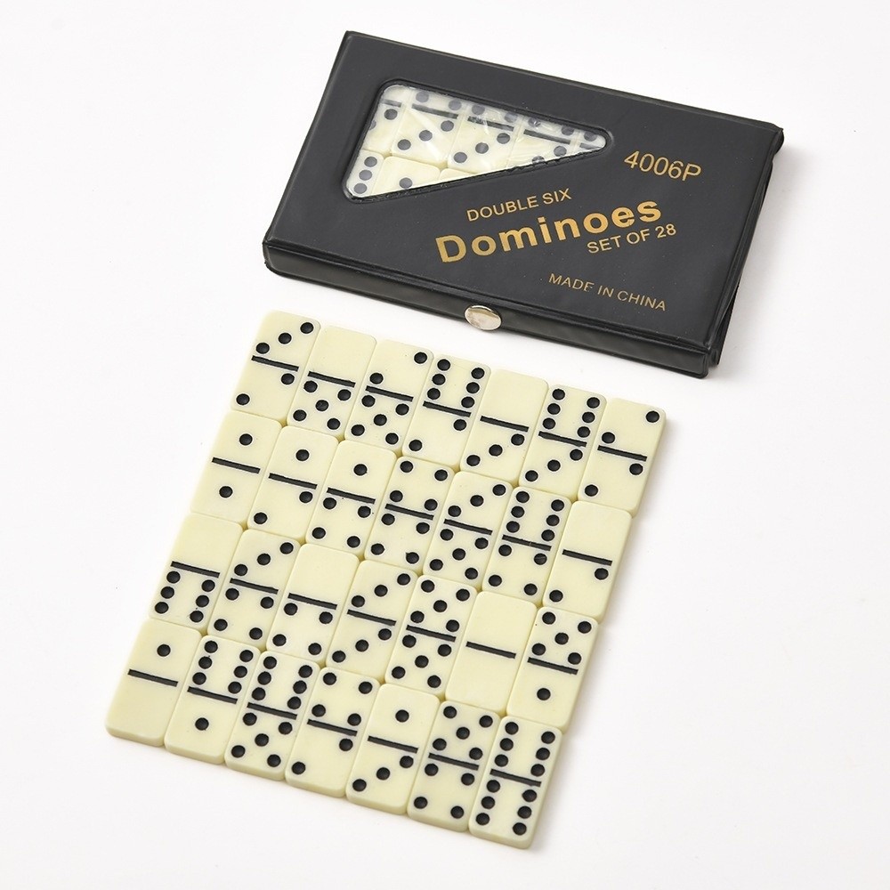 مجموعة دومينو مزدوجة من 28 قطع - مراجعة Board Game For 2 People وسعره