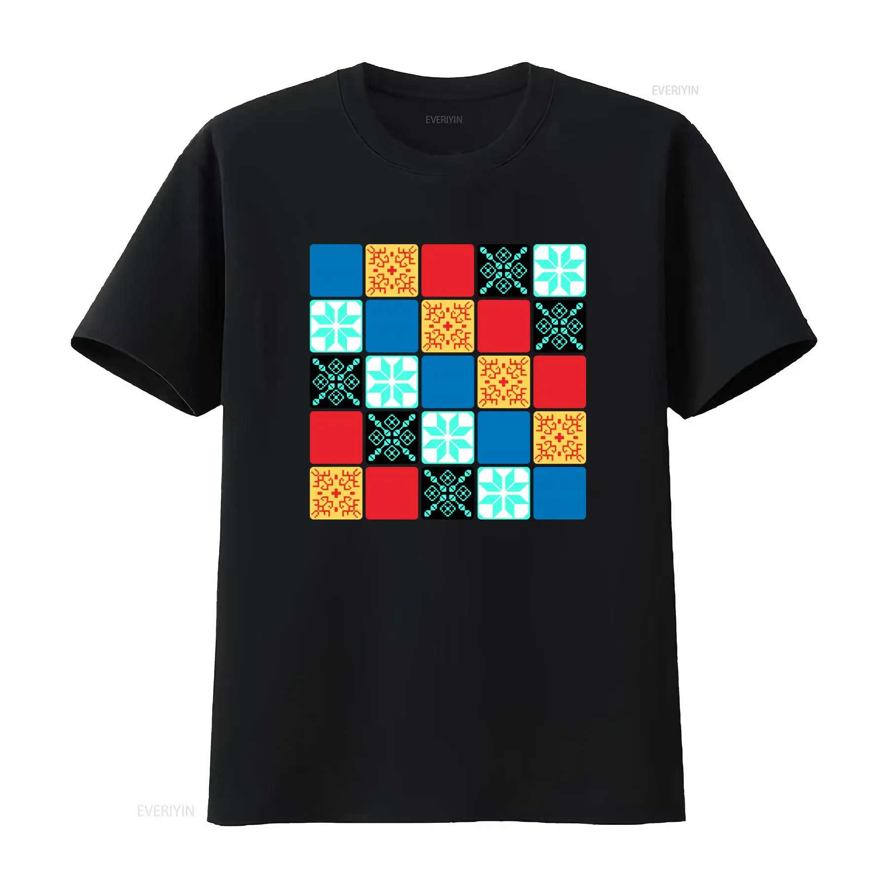 تي شيرت أزول مستوحى من لعبة ال - مراجعة Board Game Quilt وسعره