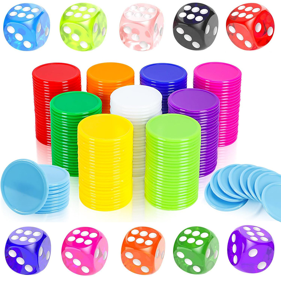 مجموعة 100 شرائح و10 نردات - ع - مراجعة Board Game Sequence وسعره