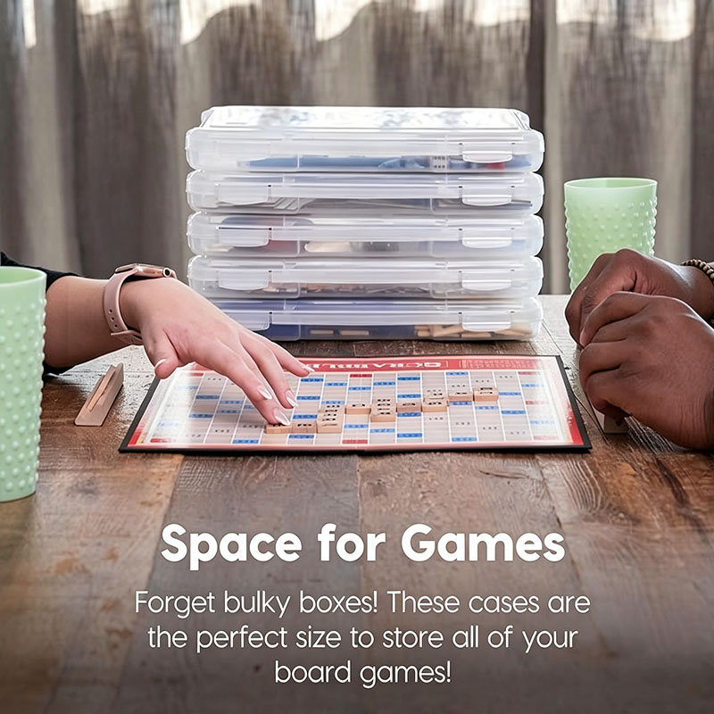 علبتان شفافتان نحيفتان لتخزين  - مراجعة Board Game For 2 People وسعره